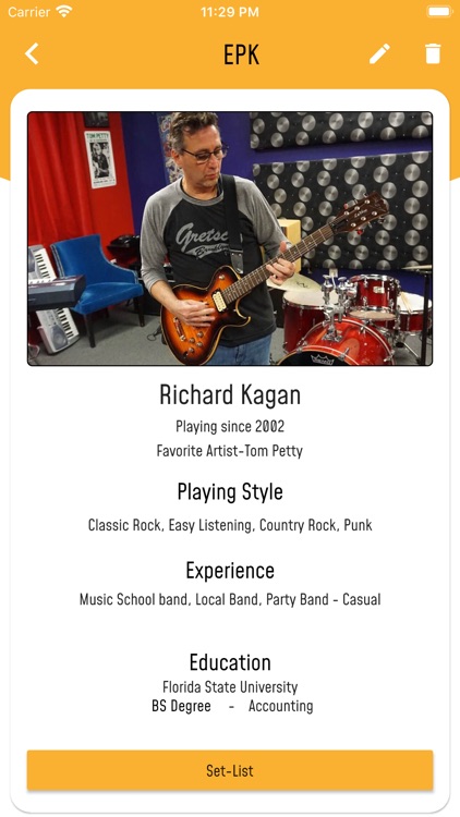 Gigtrack for Musicians