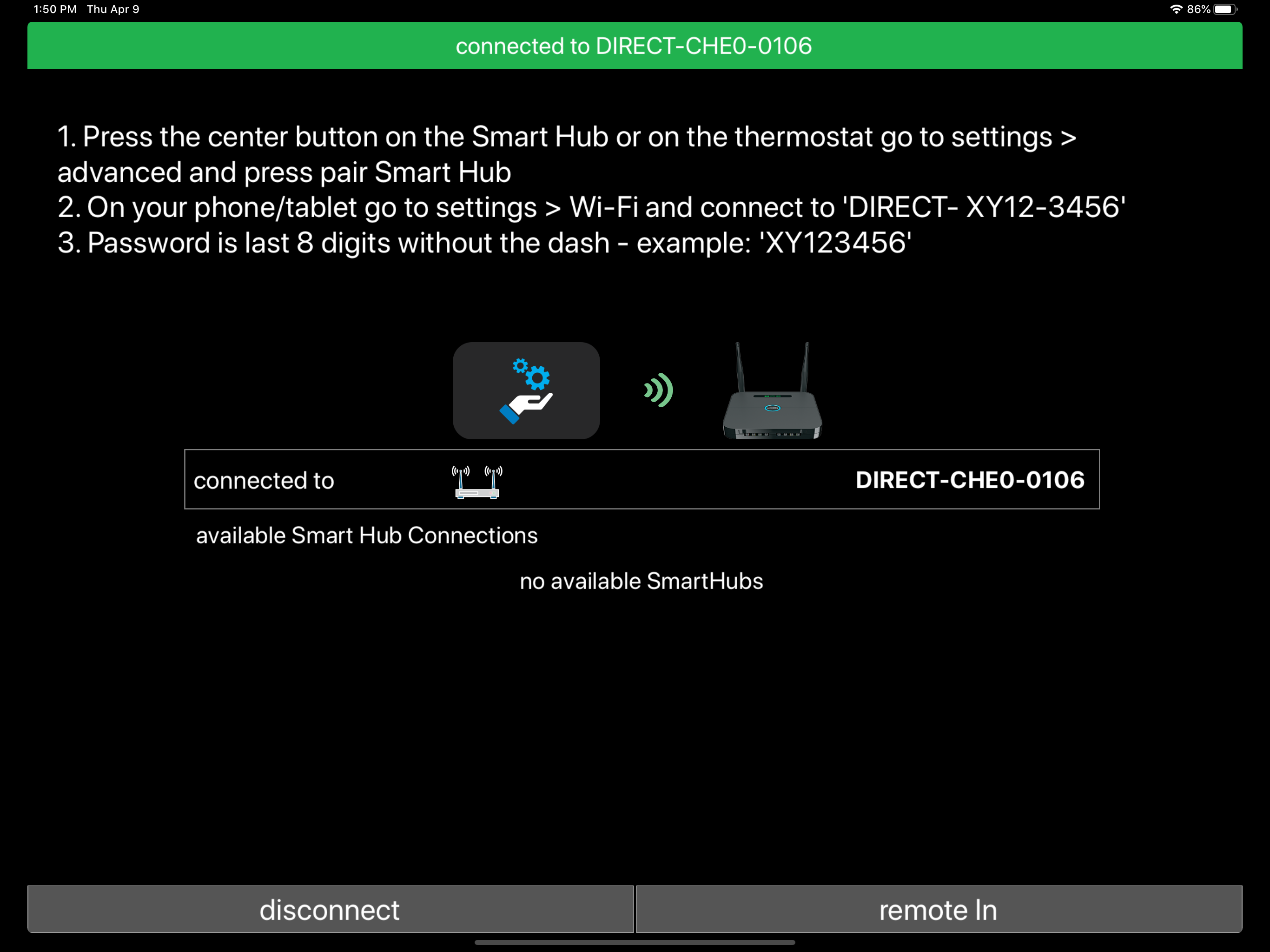 Comfort Sync® Dealer Setup