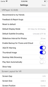 VRPlayer : 2D 3D 360° Video screenshot