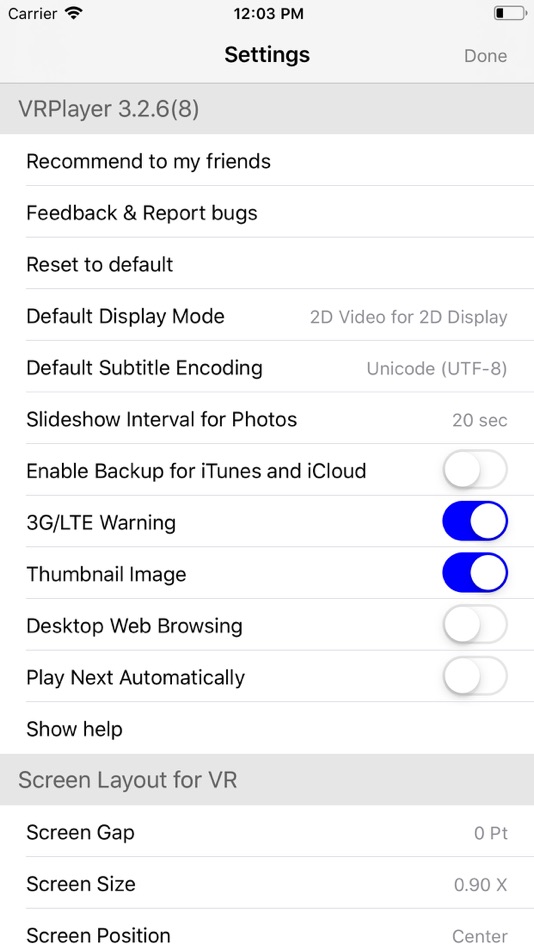 #7. VRPlayer : 2D 3D 360° Video (iOS) بواسطة: LEE DONG WON