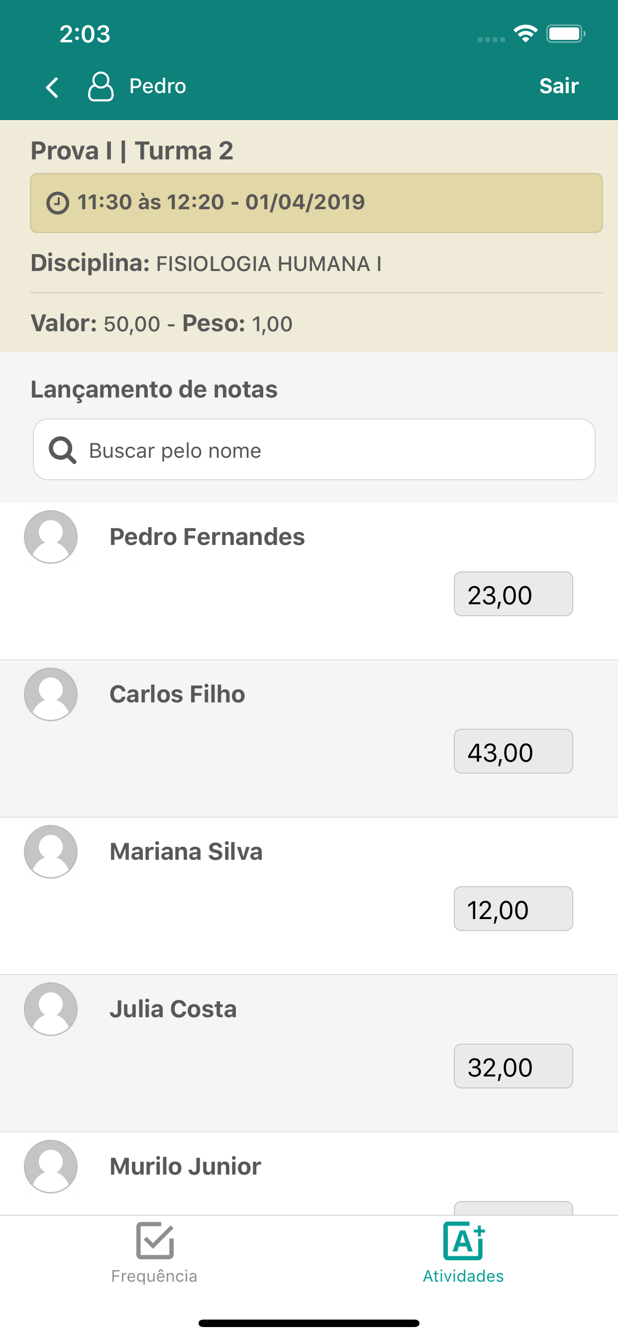 Educat Frequência screenshot 5