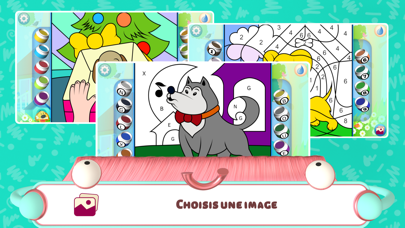 Screenshot #1 pour Coloriages Magiques - Chiens