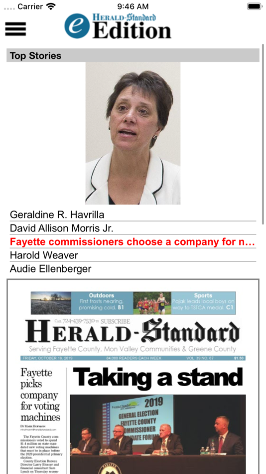 #1. HeraldStandard.com e-Edition (iOS) By: Presteligence