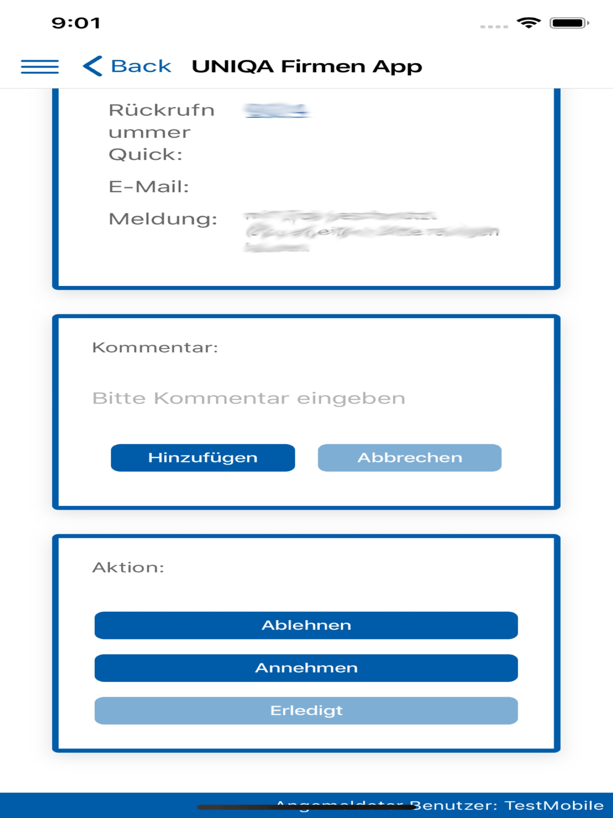 UNIQA RE Ticketline