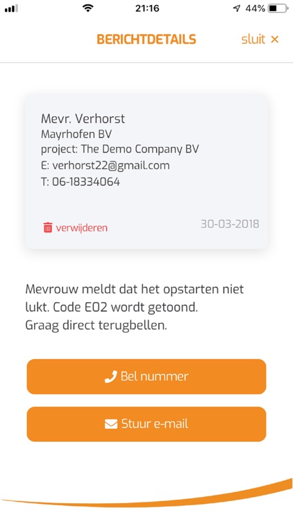 Mijn DIRECT Klantcontact