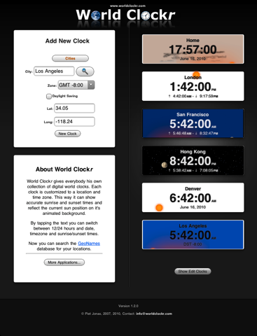 Screenshot #4 pour World Clockr