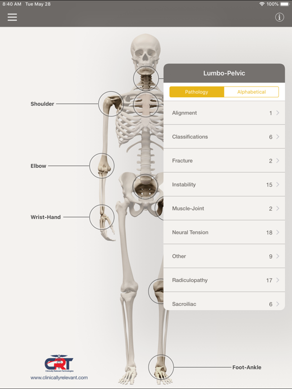 Screenshot #6 pour CORE -Clinical Orthopedic Exam