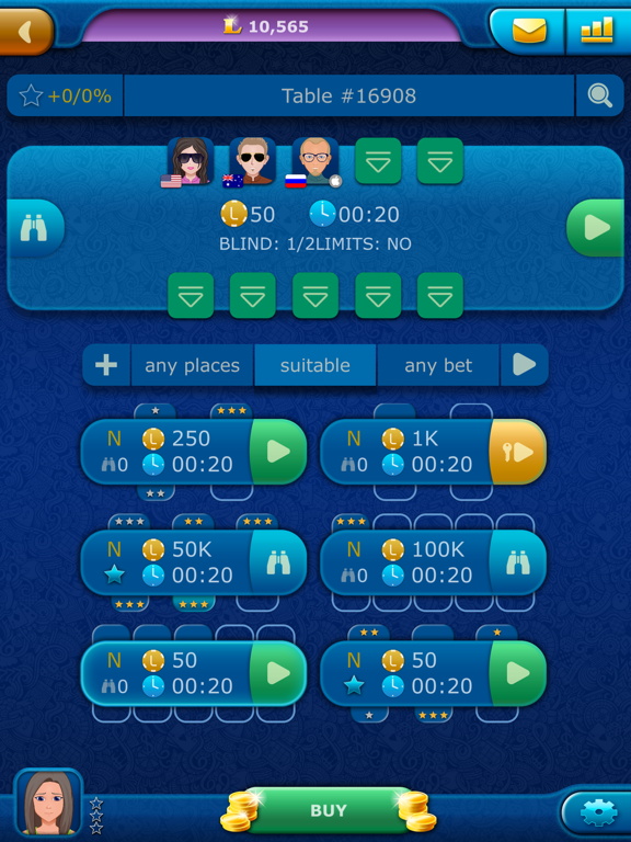 Screenshot #5 pour Online Poker LiveGames