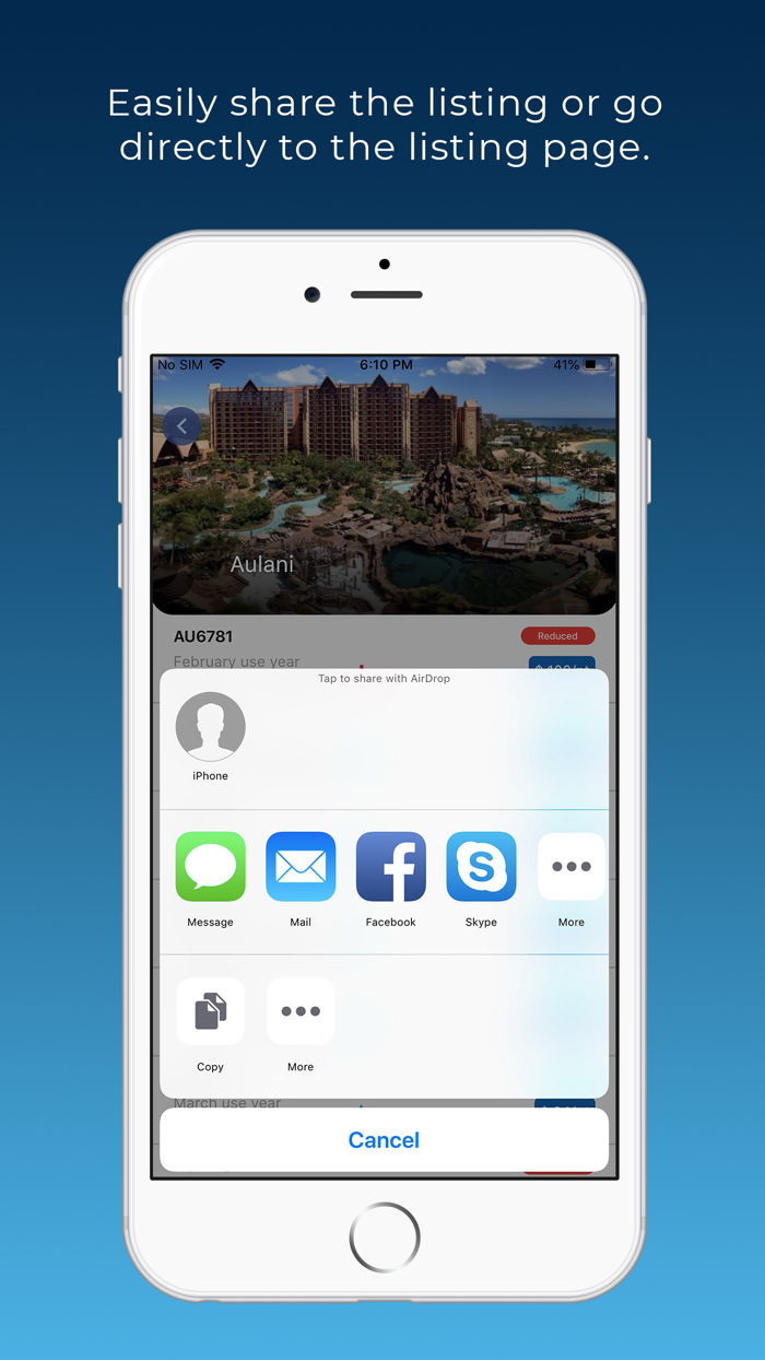 DVC Resale Market Search App