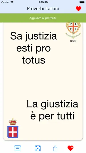Proverbi d'Italia screenshot 2