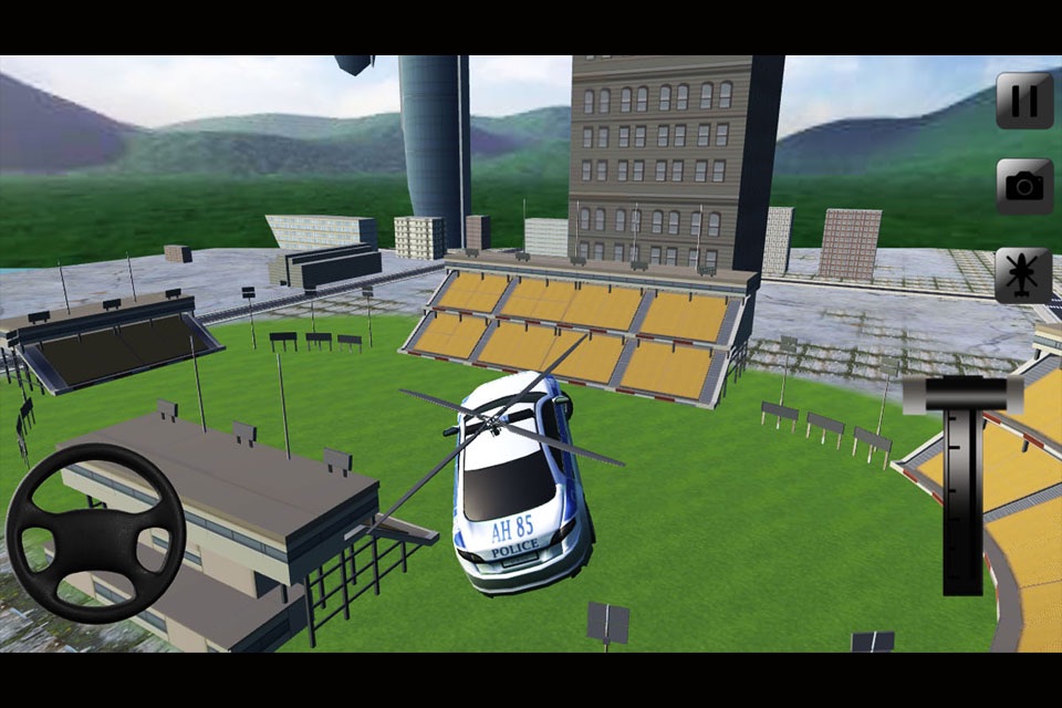 Police Flying Car 3D Simulator screenshot 2