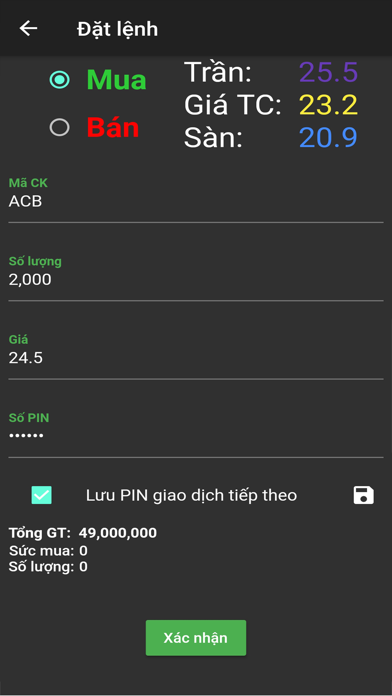 TVB Trade Screenshot