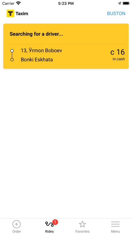 Taxim - order a taxi