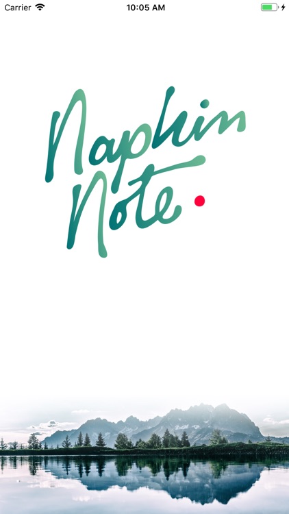 Napkin Note - email yourself
