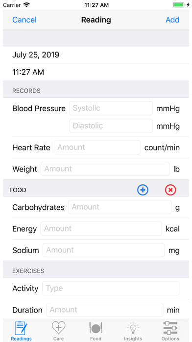 HealthGear - Blood Pressure Screenshot