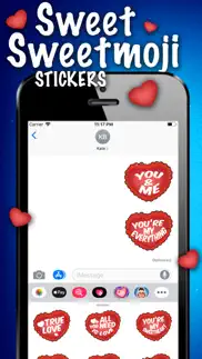 sweet sweetmoji stickers iphone screenshot 2