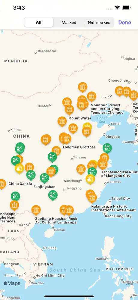 China Travel Map: I Have Been