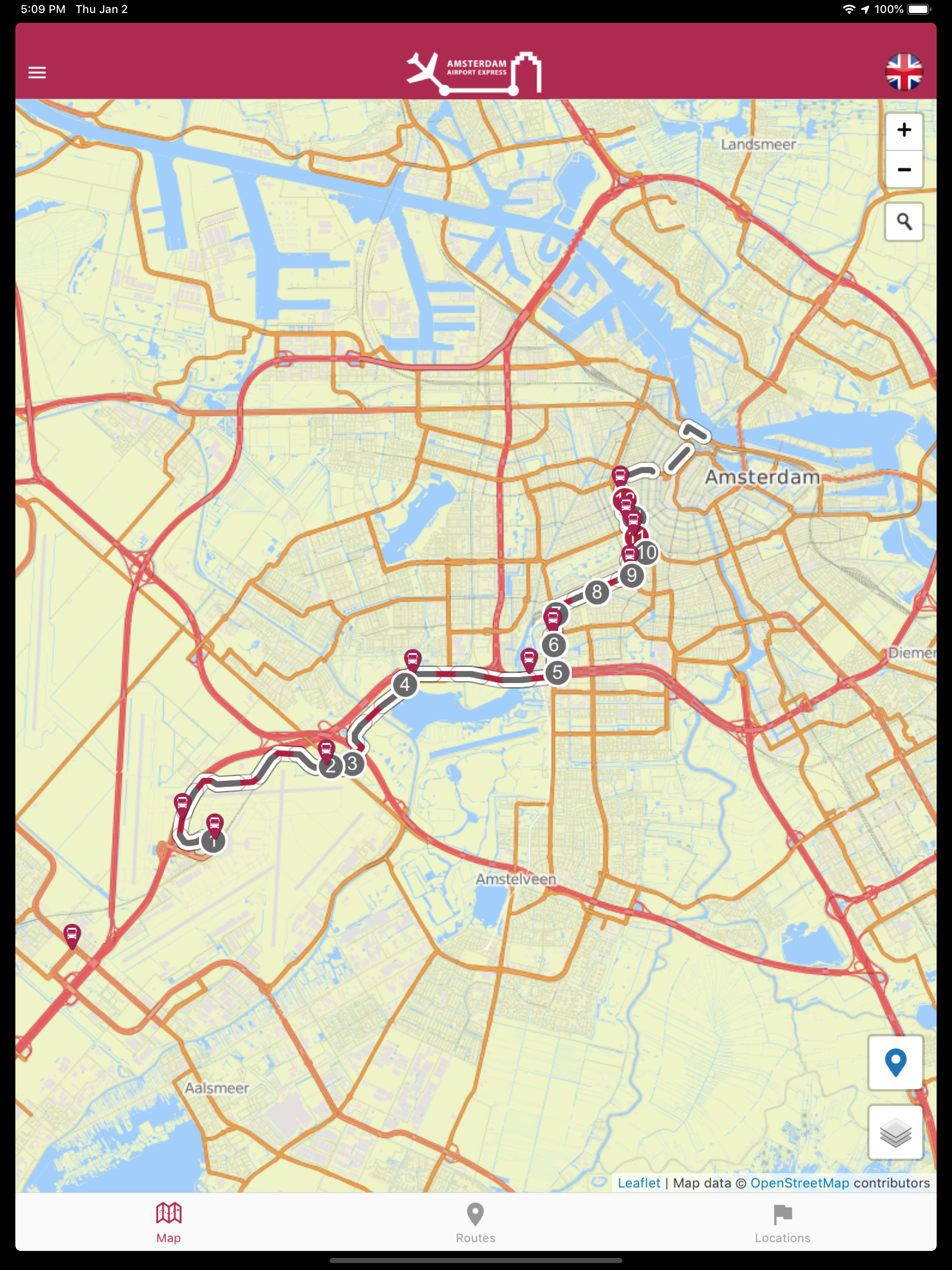 Amsterdam Airport Express screenshot 4