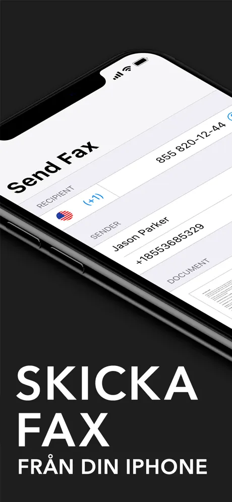FAX App. Skicka fax med iPhone