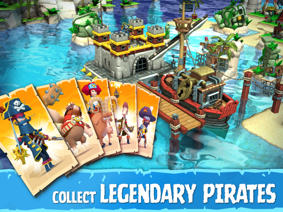 Plunder Pirates iPad app afbeelding 5