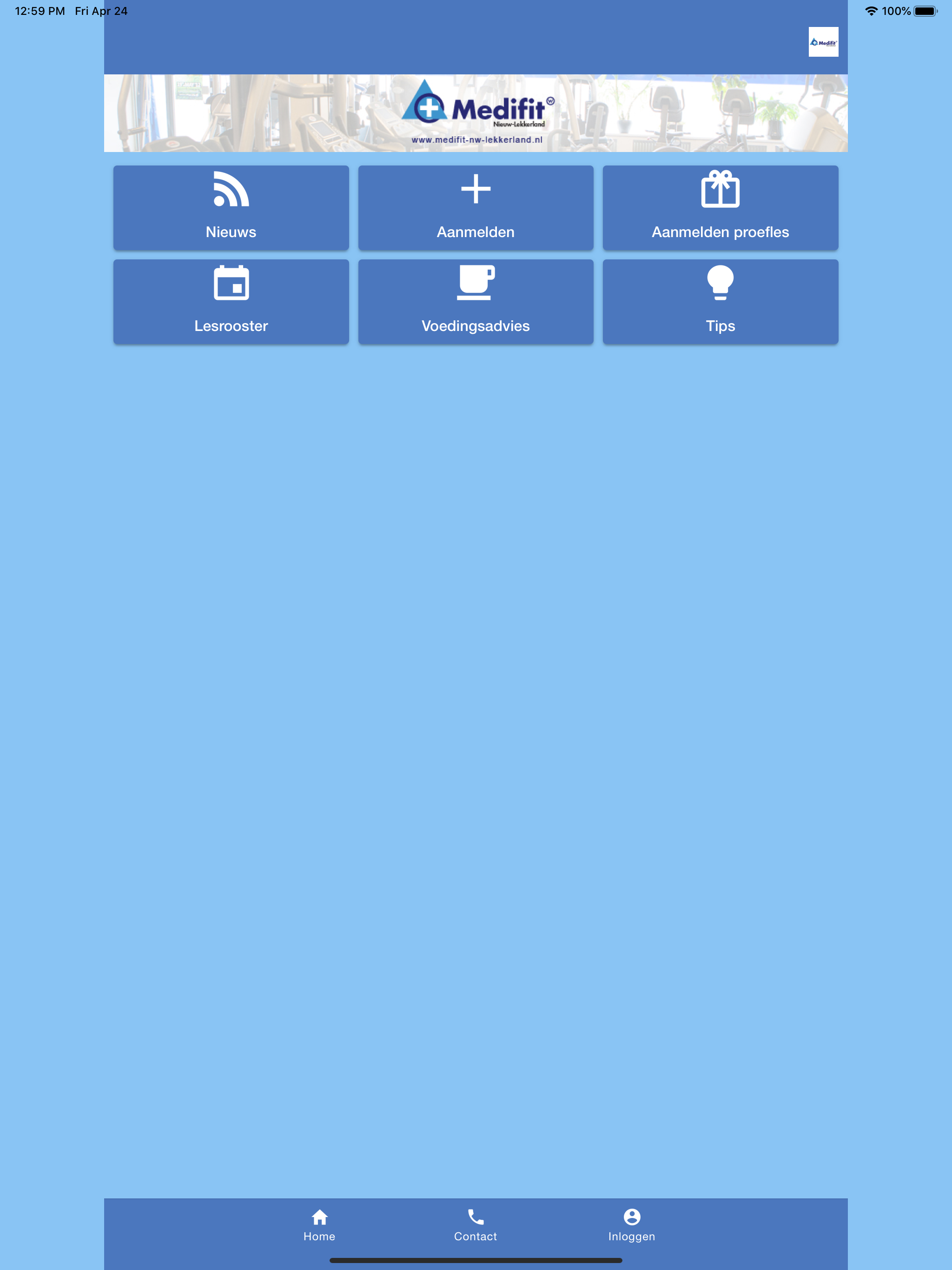 MEDIFIT Nieuw Lekkerland App
