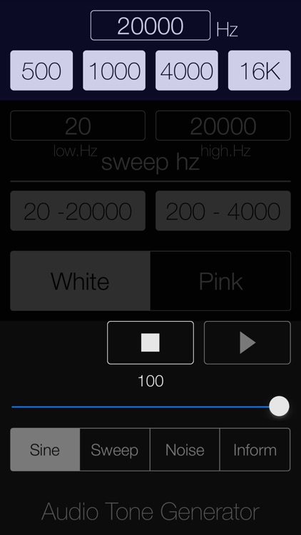 Audio Tone Generator Lite