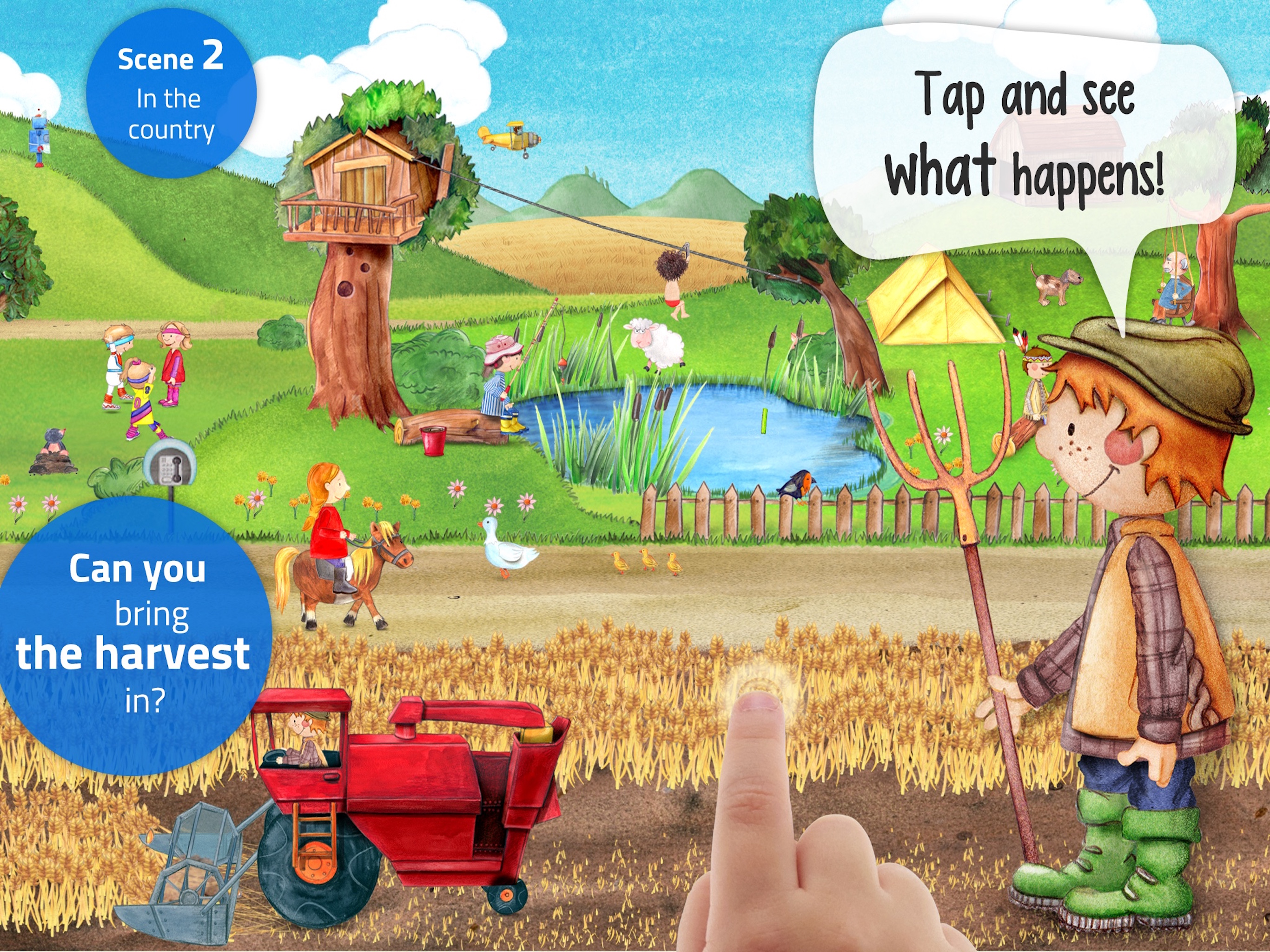 Tiny Farm: Animals & Tractor screenshot 9