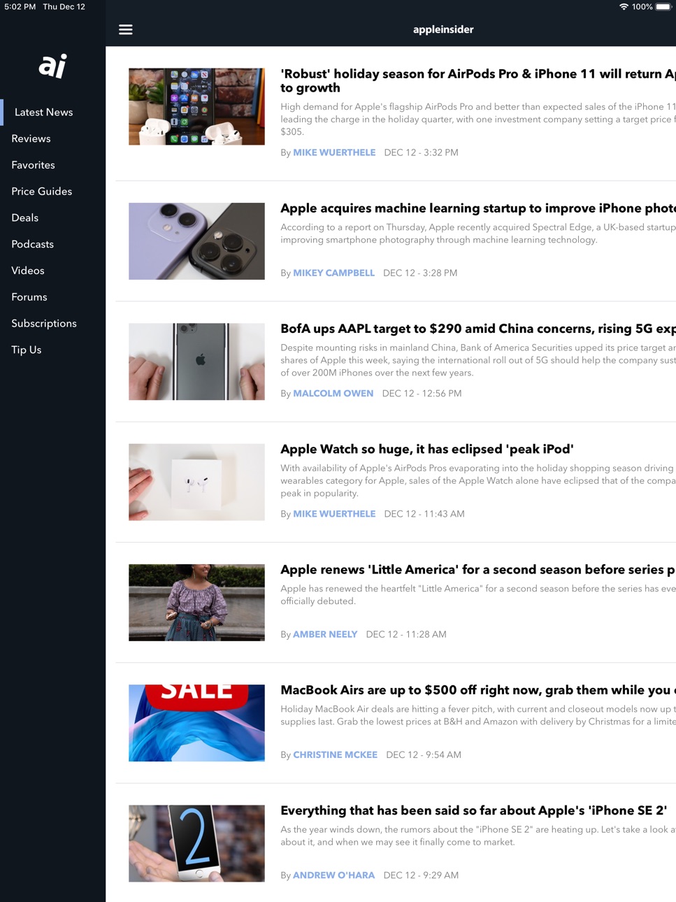 iPad screenshot