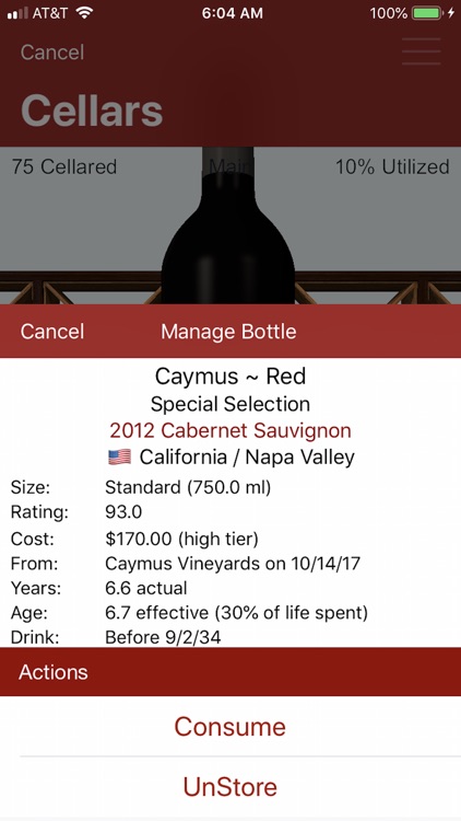 CellarView Wine Cellar Tracker