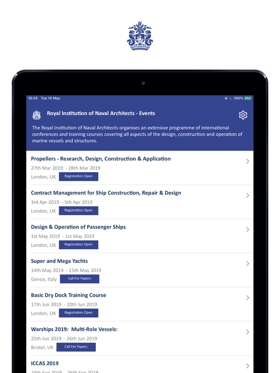 Screenshot #5 pour RINA Events