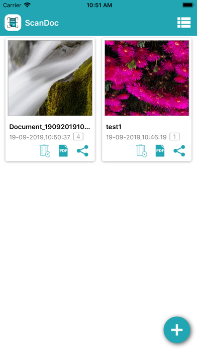 ScanDoc Camera to PDF Scanner iPhone screenshot