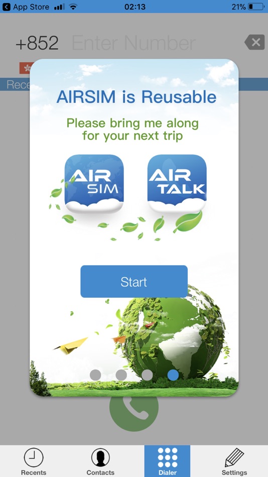 #4. AIRTALK ROAM (iOS) 由: Shinetown Telecommunication Ltd