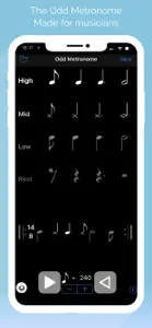 Odd Metronome screenshot #2 for iPhone
