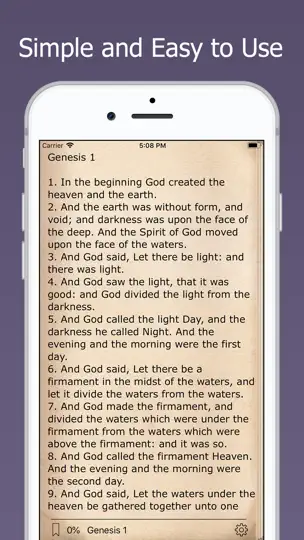 Holy Bible For Daily Reading iPhone Screenshot 1