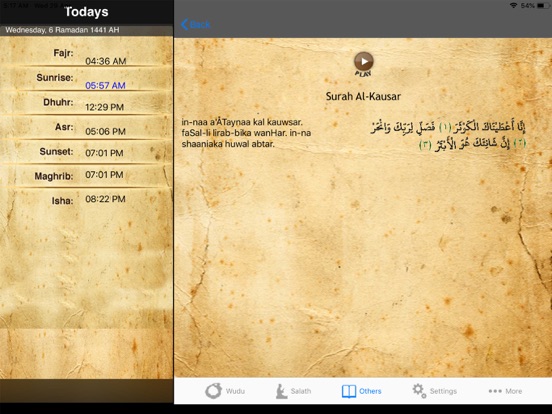 Salat Helper Learn Muslim Pray iPad screenshot 4 - Reference app