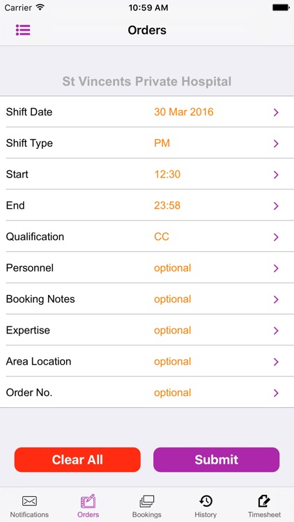 Kemp Recruitment Clients App