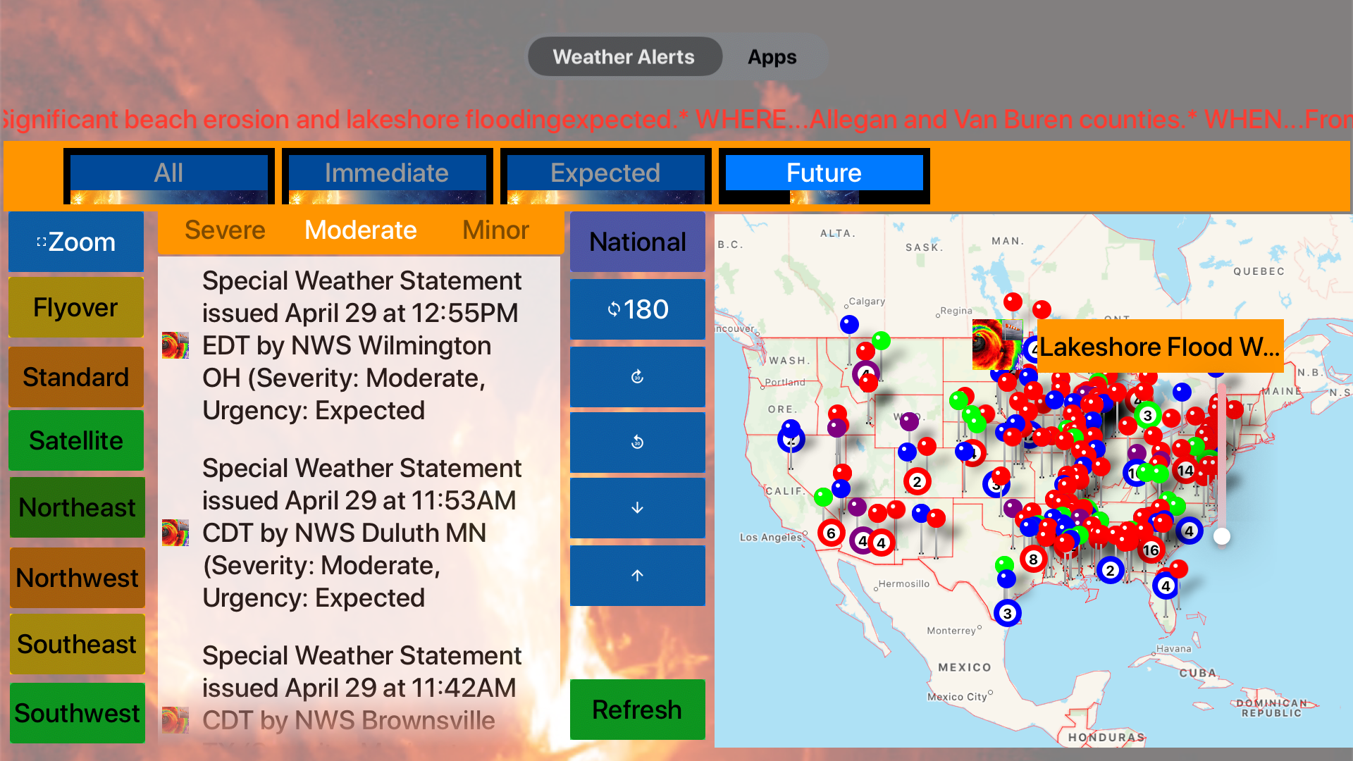 Instant NOAA Alerts 3D Lite