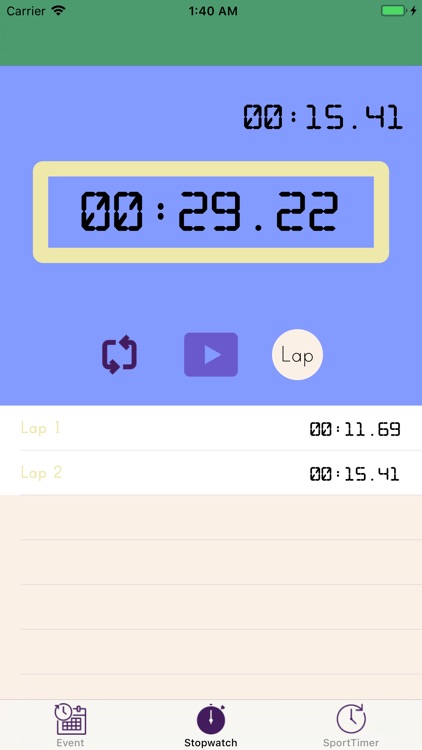 Three Timers & Stopwatch