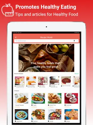 Screenshot 6 Recipe World - Healthy Recipes iphone