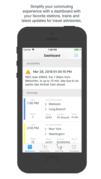 Screenshot #1 pour Commuter (New Jersey Rail)