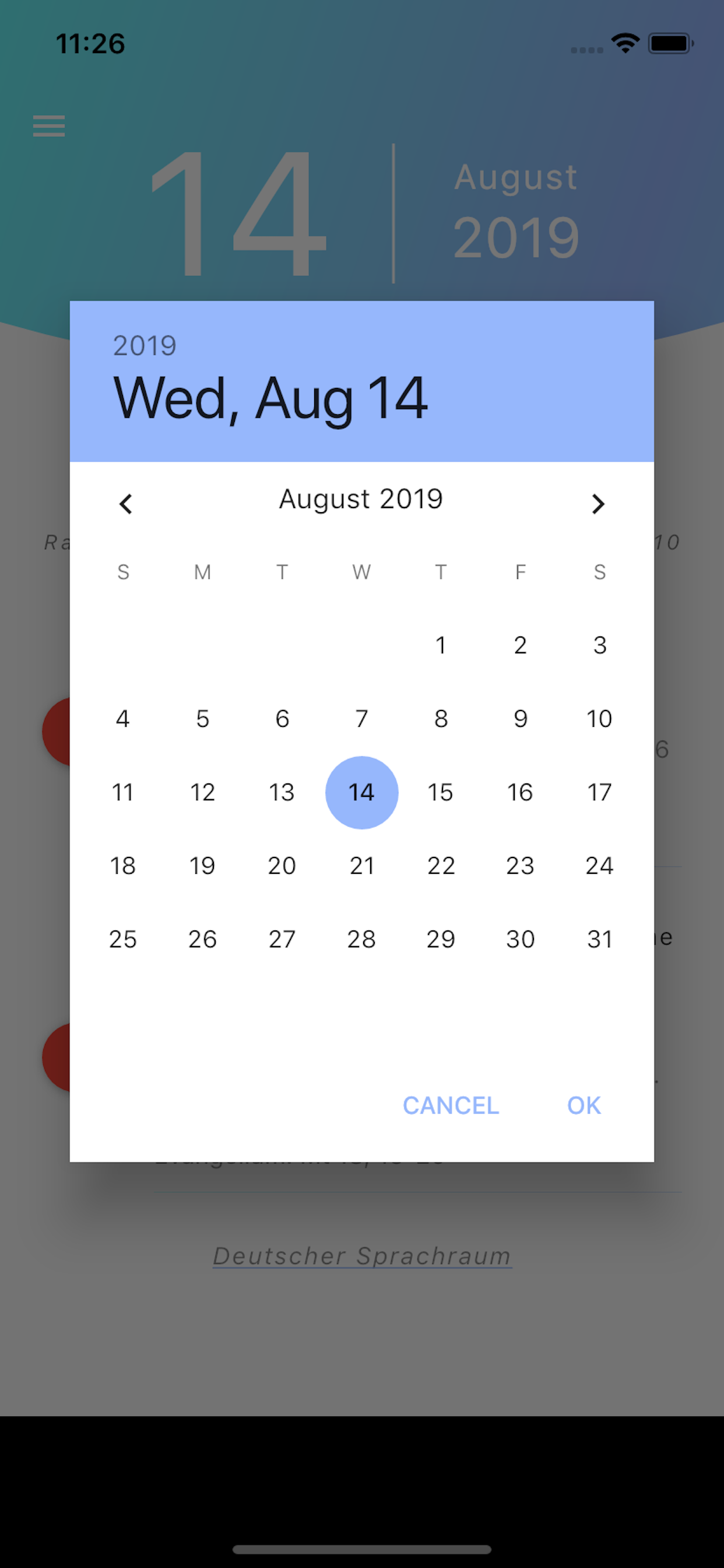 Liturgischer Kalender Immerwäh screenshot 7