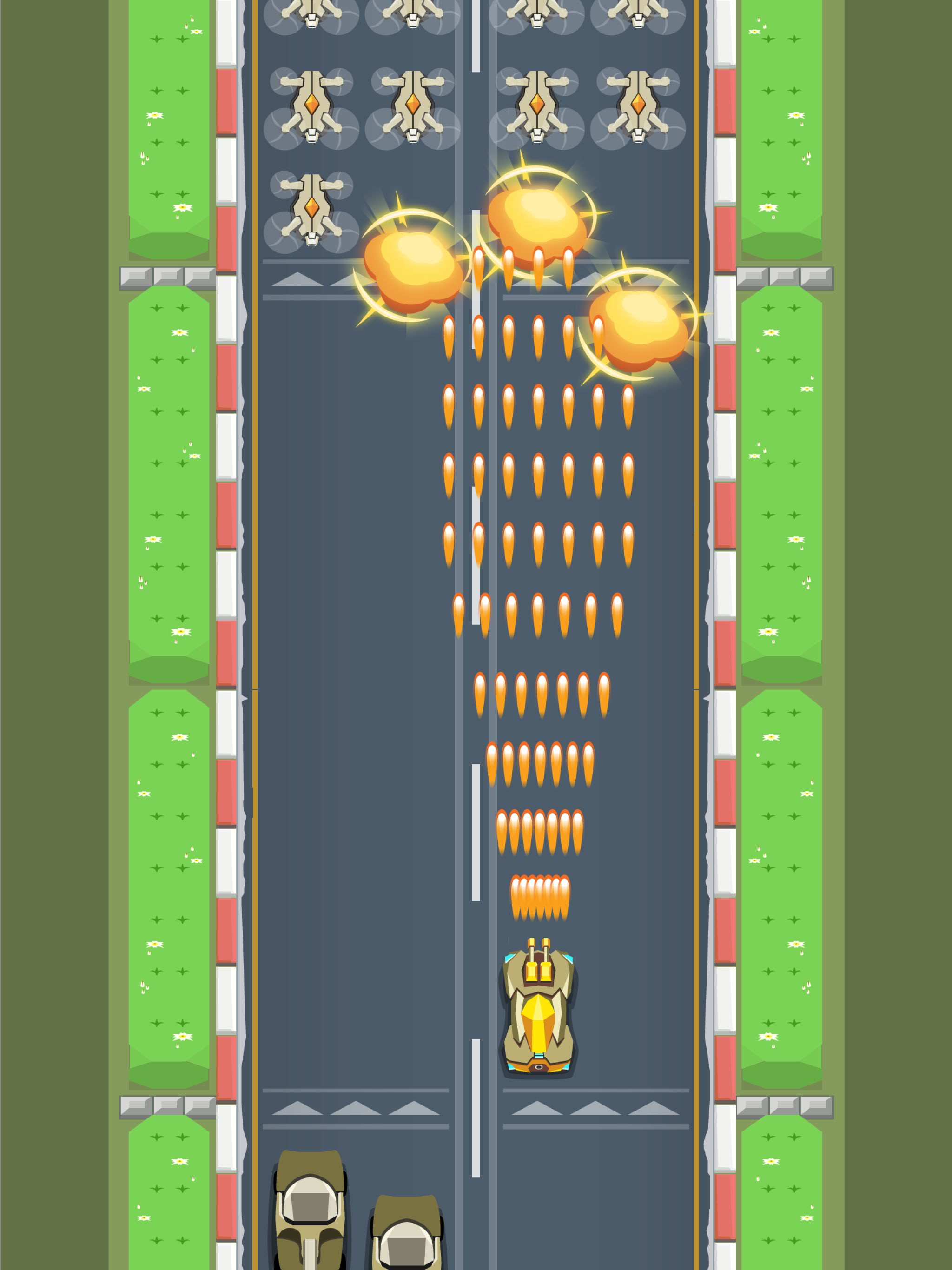 Armored Car VS Evil AI Planes