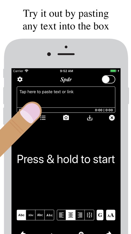 Spdr - Speed Reading screenshot-3