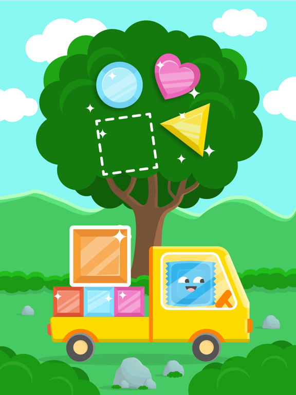 Shapes Candy Toddler Kids Game iPad screenshot
