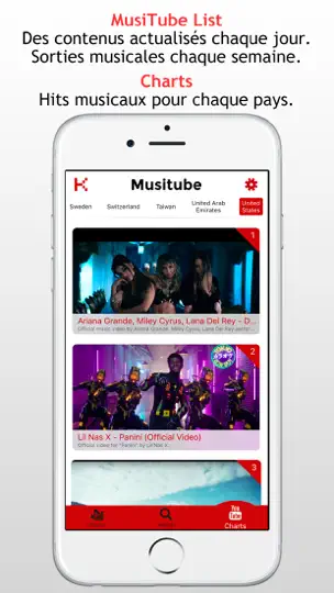 Capture d'écran de Music Player For Youtube PRO sur iPhone 3