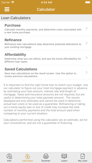 Capital Mortgage Funding Screenshot