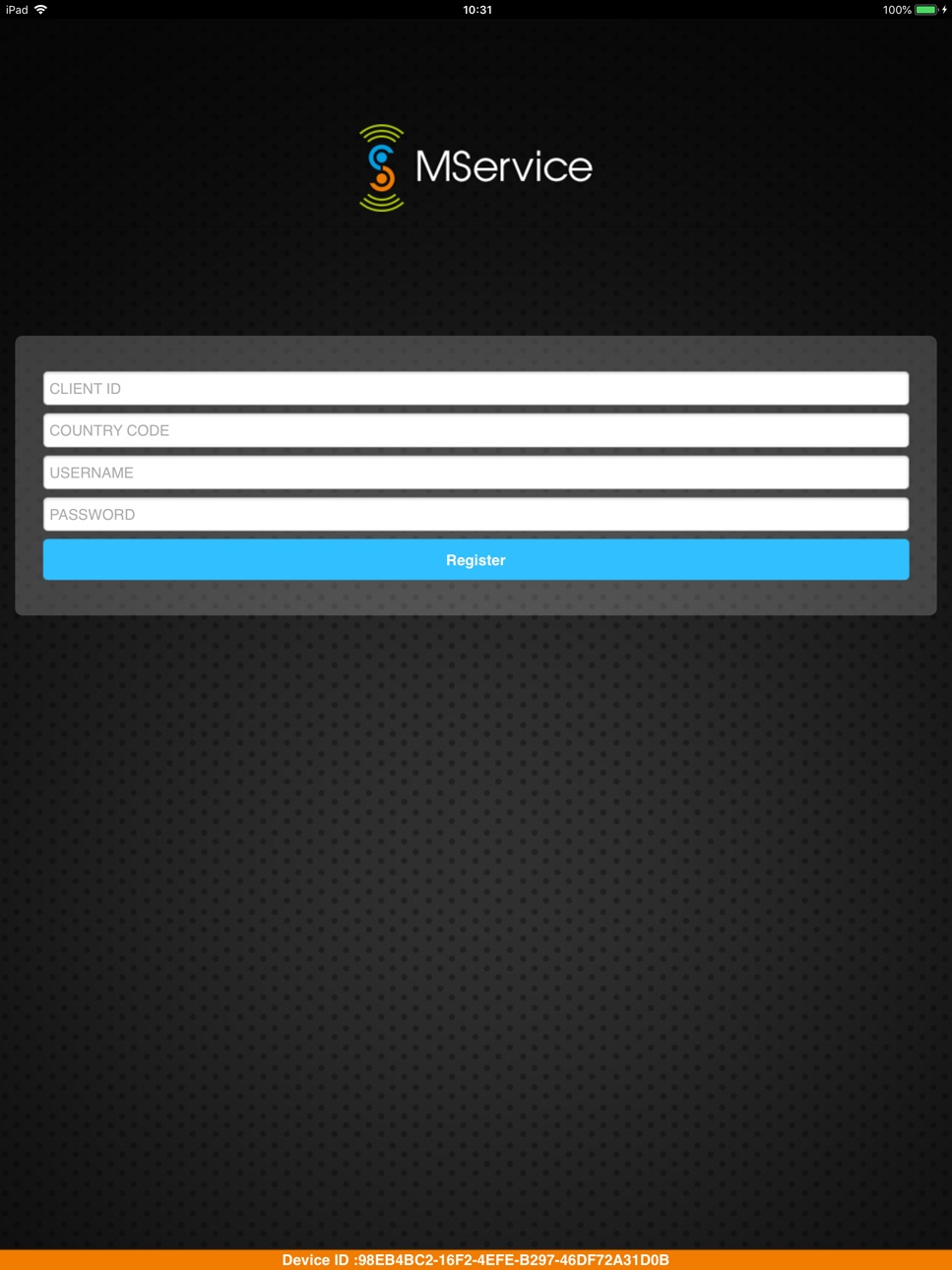 iPad screenshot