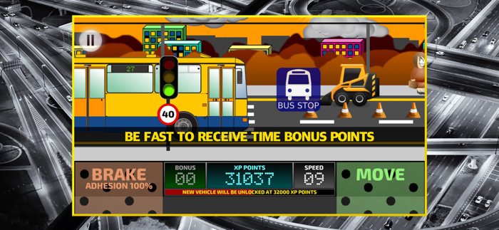 City Bus Driving Simulator 2D