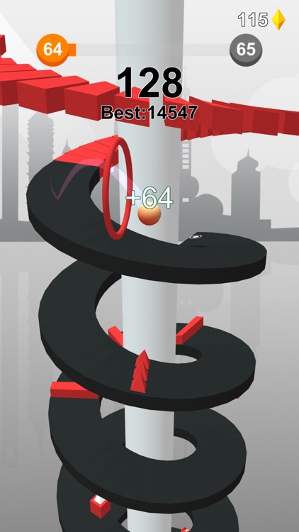 Jump Ball-Bounce On Tower Tile screenshot-0