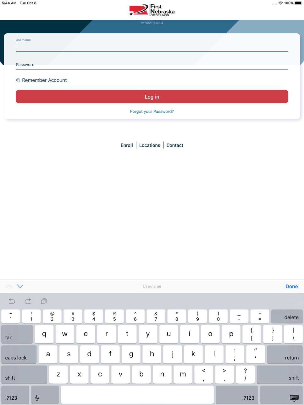 iPad screenshot